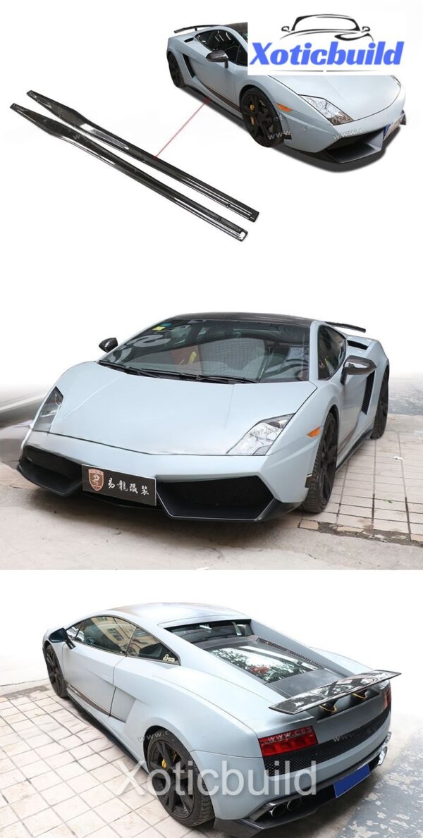 2007 Lamborghini Gallardo carbon fiber side skirts - Image 5