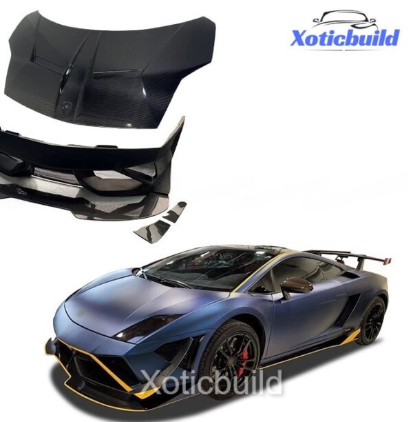 For Lamborghini Gallardo LP550 560 570 update hoodfront bumper and - Image 3