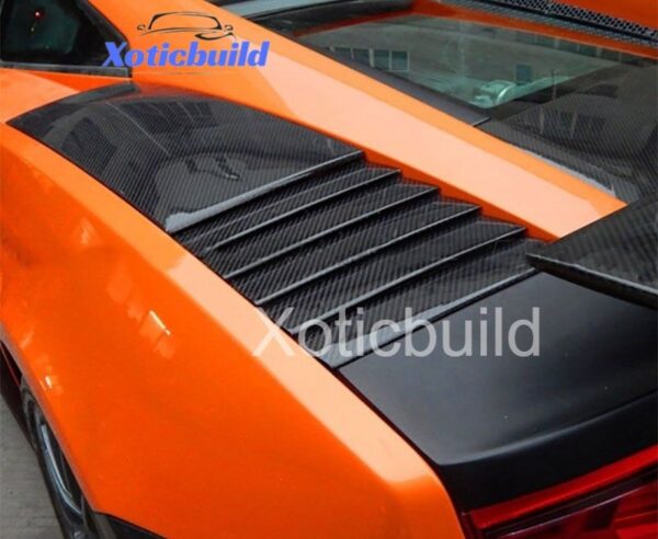 Lamborghini LP550 LP560 carbon fiber Air intake tuyere cover plate - Image 2