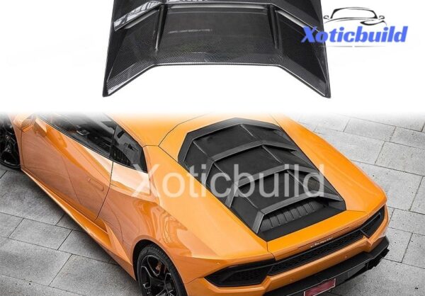 Lamborghini huracan dry carbon fiber tailcap OEM