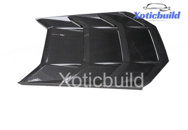 Lamborghini huracan dry carbon fiber tailcap OEM - Image 3