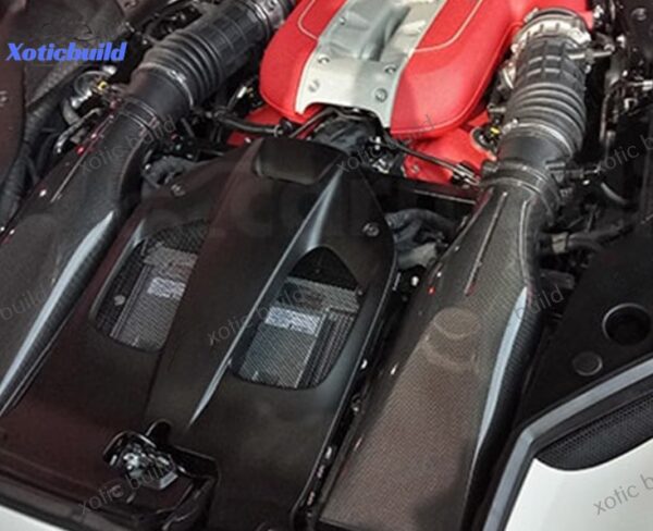 Ferrari 812 dry carbon fiber engine air intake