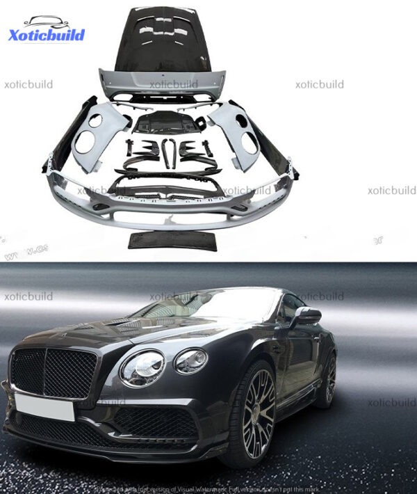 12-18 Bentley continental gt update mansory body kit