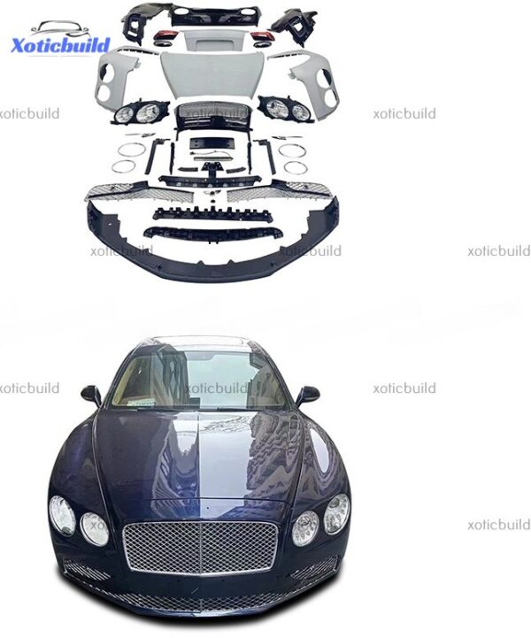 Bentley Fly Spur body kit upgrade the old model to the new one