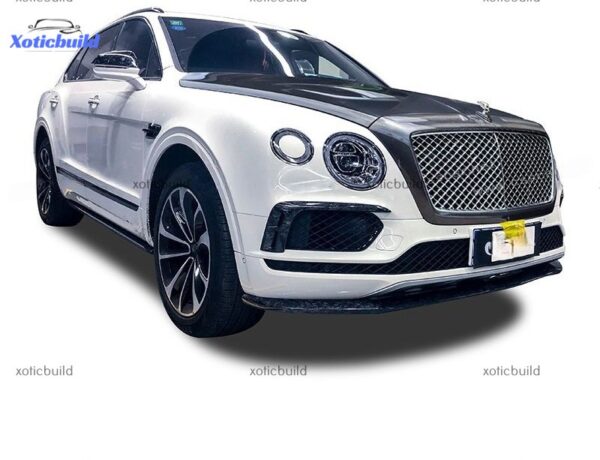 Bentayga W12 6.0T First Edition carbon body kit with mansory hood and main grille