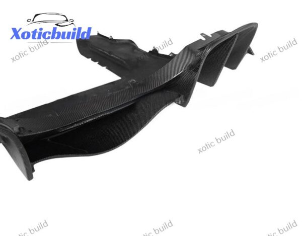 McLaren MP4-12C modified body kit BlackSails carbon fiber rear lip - Image 3