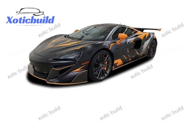 McLaren 540c570s modified V body kit rear wing - Image 2