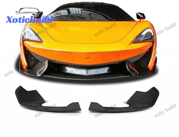 For Mclaren 540C 570S Modified 620R Carbon Fiber Front Bumper Wrap Angle