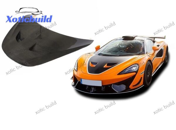 McLaren 540570S modified 620r dry carbon fiber hood - Image 2