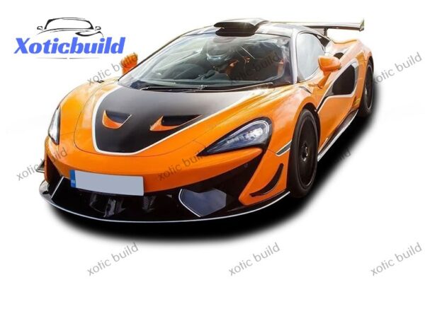 McLaren 540570S modified 620r dry carbon fiber hood