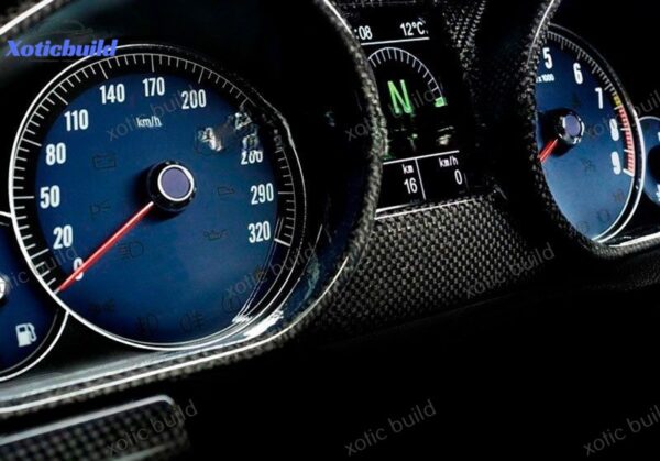 Maserati GT GTS GC Carbon Fiber MC Sport Line Speedometer Trim - Image 4