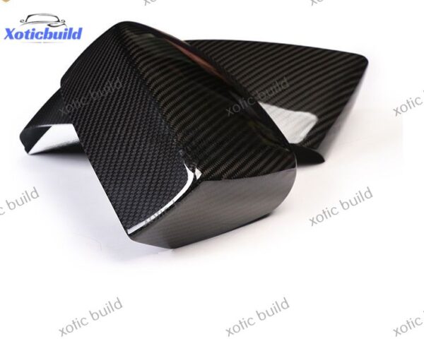 2016-2018 Maserati Quattroporte Ghibli add on style carbon fiber mirror cover - Image 4