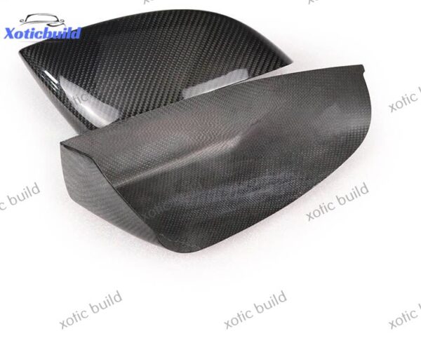 2017 Maserati Quattroporte Ghibli add on style carbon fiber mirror cover - Image 4