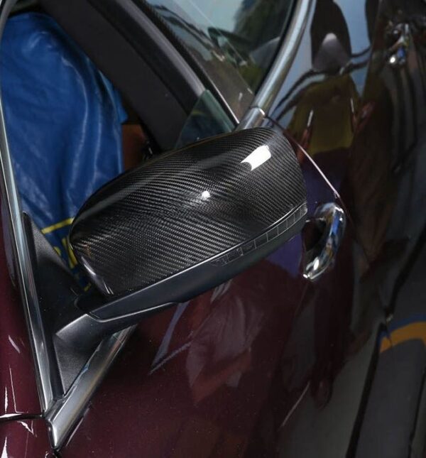 2014-2016 Maserati Ghibli Quattroporte carbon fiber Mirror Cover - Image 2