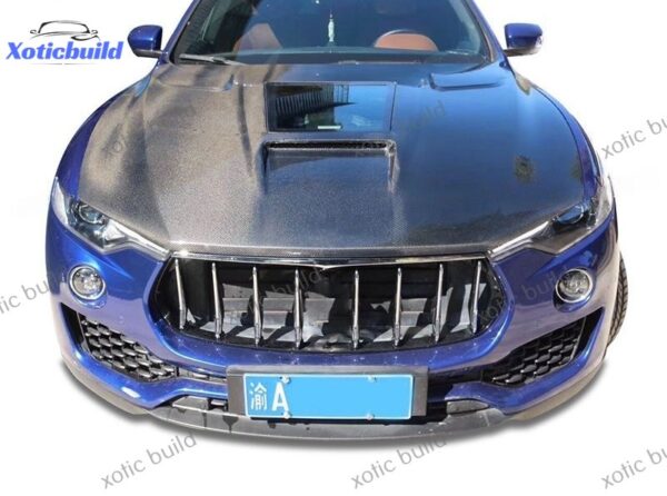 Maserati levante mansory glass carbon fiber hood - Image 4