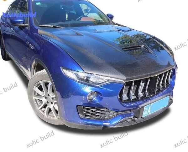 Maserati levante mansory glass carbon fiber hood - Image 3