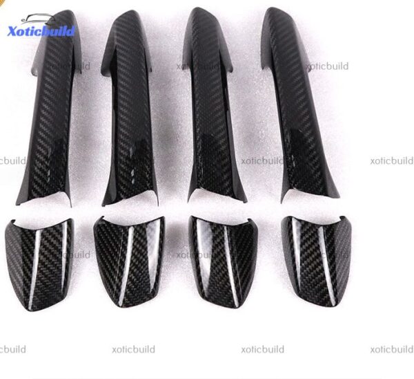 Benz C class W204 carbon fiber door handles cover