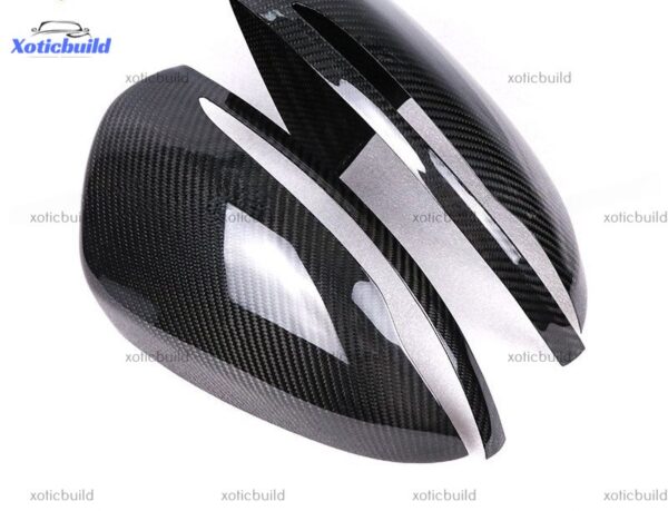 Benz C class W205 left or right-hand drive carbon fiber mirror cover - Image 3