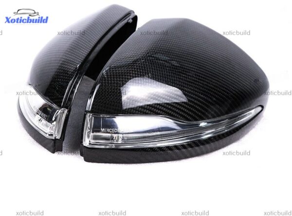 Benz C class W205 left or right-hand drive carbon fiber mirror cover - Image 4