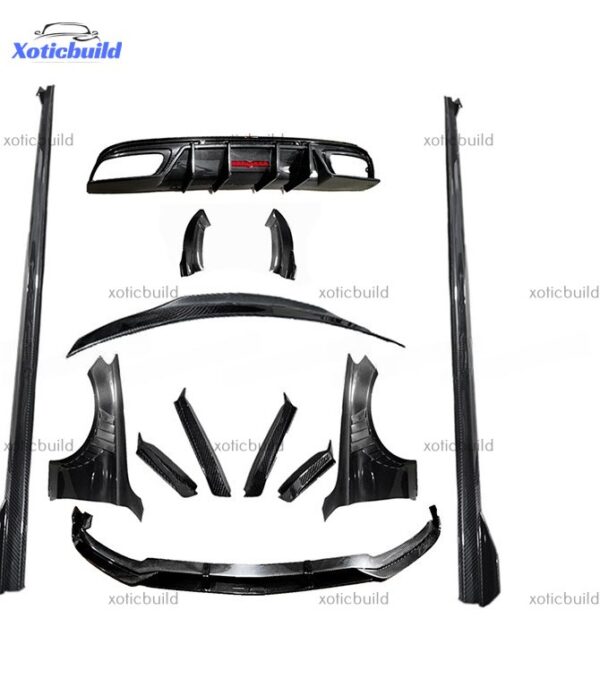 Benz C-Class 63 W205 to Commas dry carbon body kit - Image 3