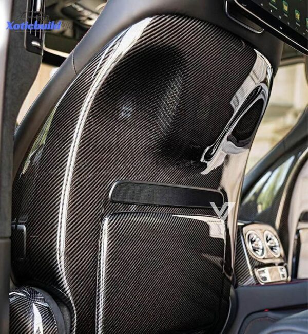 dry carbon Seat Back For BenZ G class W463A W464 AMG G63 G550 - Image 3