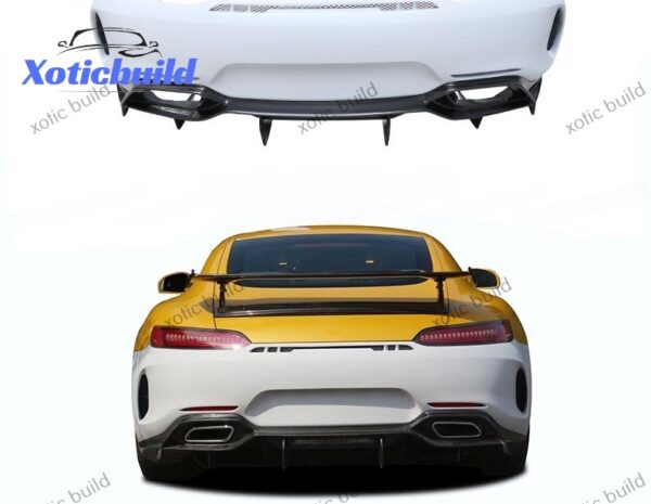 Benz AMGGT modified IMP rear body kit - Image 4