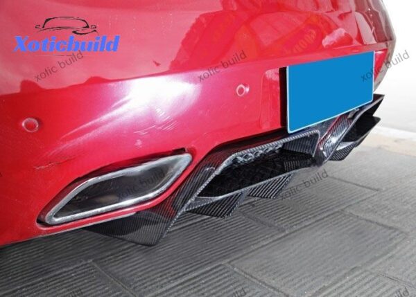 Benz SLS C197 RENNTECH carbon fiber rear lip - Image 2