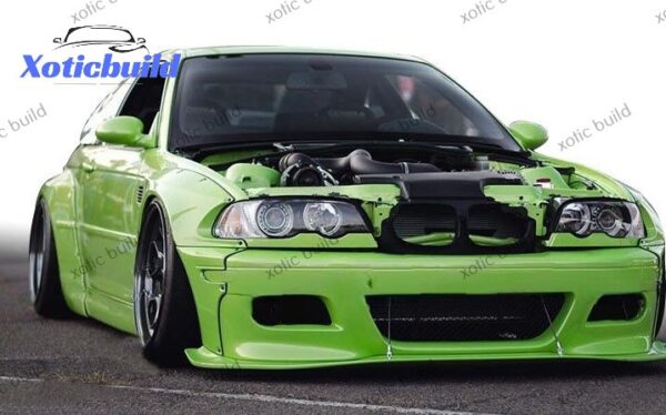 BMW 3 E36 E46 rocket bunny FRP wide body kits - Image 2