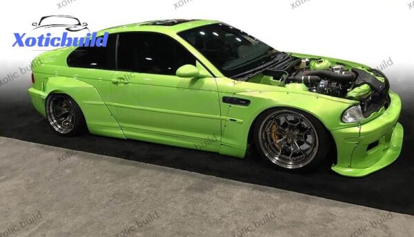 BMW 3 E36 E46 rocket bunny FRP wide body kits