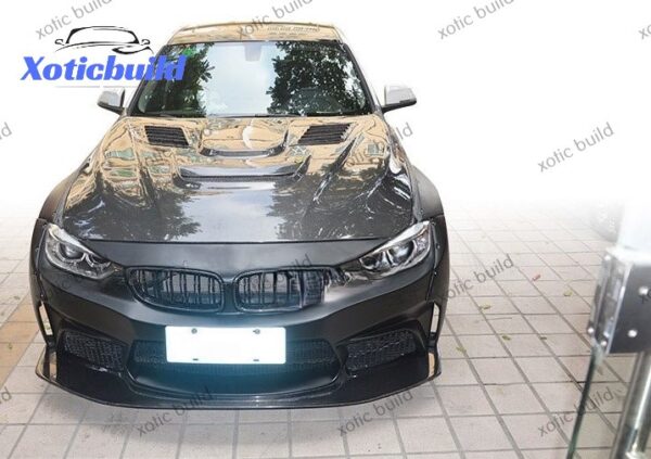 BMW 3 series F30/4 series F32 VARIS carbon fiber hood