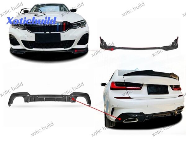 BMW 3 Series G20G28 mp dry carbon fiber body kit - Image 4