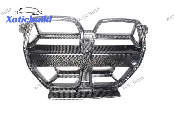 BMW M3M4 G80 G82 dry carbon fiber CSL main grille - Image 2