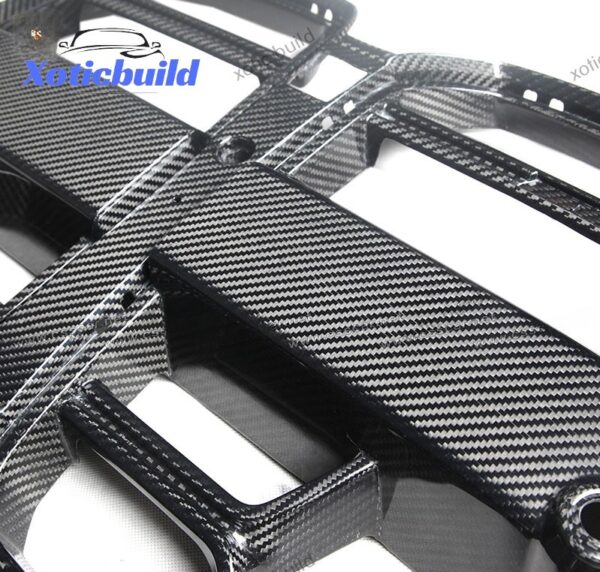 BMW M3M4 G80 G82 dry carbon fiber CSL main grille - Image 4