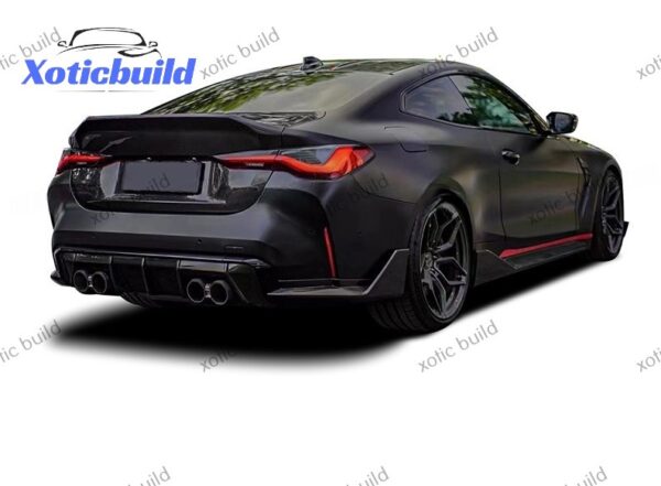 New BMW M3M4 G80 G82 modified dry carbon CSL tailcap - Image 3