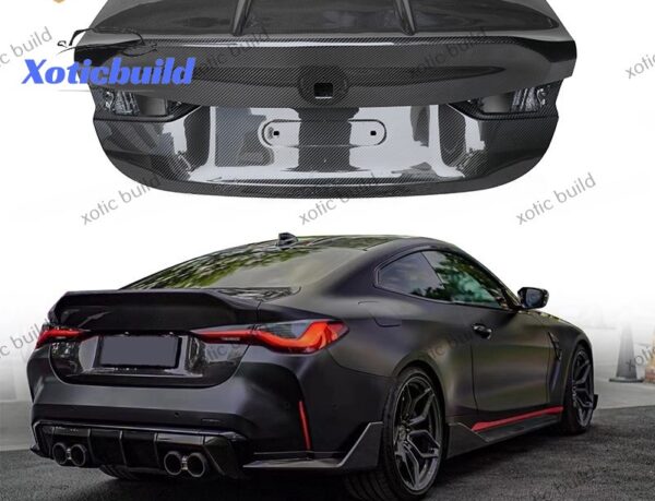 New BMW M3M4 G80 G82 modified dry carbon CSL tailcap - Image 4