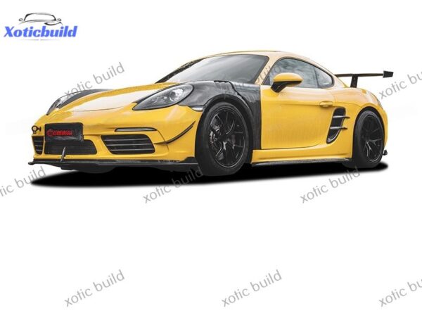 Porsche 718 modified commas dry carbon body kit - Image 2