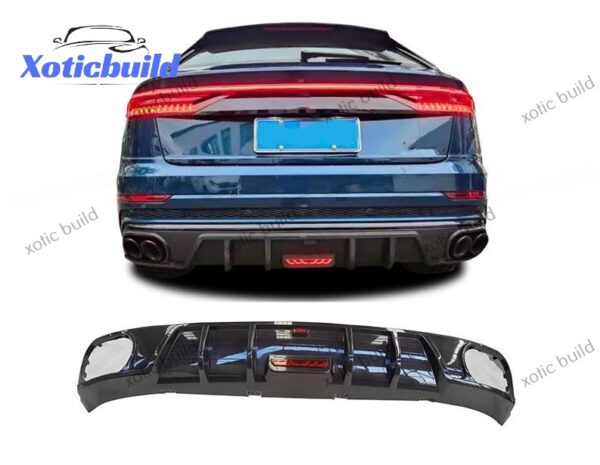 2022 Audi Q8 gets CSS dry carbon fiber rear lip