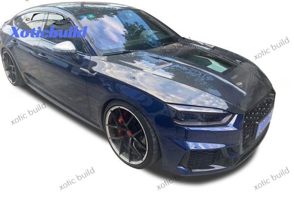 2019-2020 AUDI A5 S5 carbon fiber glass hood - Image 2