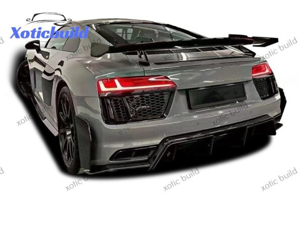 Audi R8 modified performance spoiler