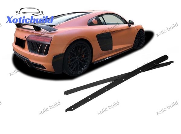 16-18 Audi R8 Carbon Fiber Side Skirts - Image 4