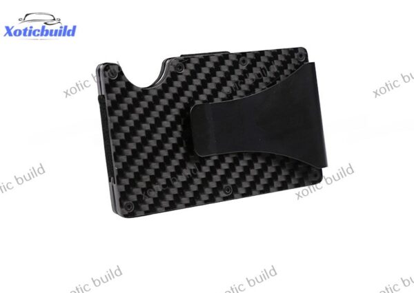 Carbon fiber business card holder