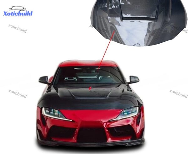 Toyota Supra A90 carbon fiber hood