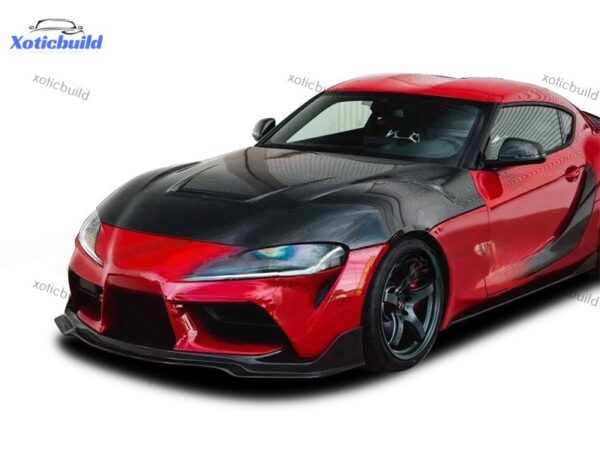 Toyota Supra A90 carbon fiber hood - Image 4