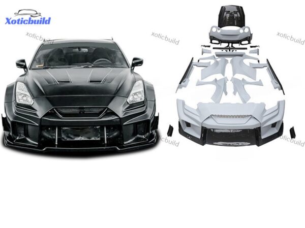 Nissan gtr retrofit LB.3 wide body kit