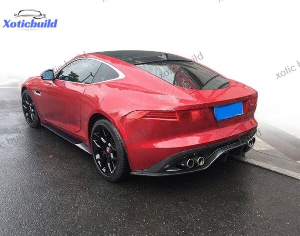 Jaguar F-TYPE carbon fiber rear lip