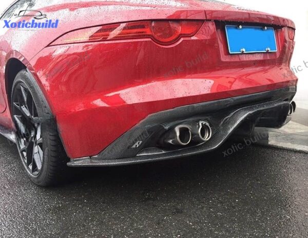 Jaguar F-TYPE carbon fiber rear lip - Image 4