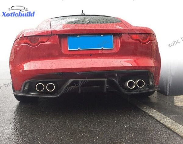 Jaguar F-TYPE carbon fiber rear lip - Image 3