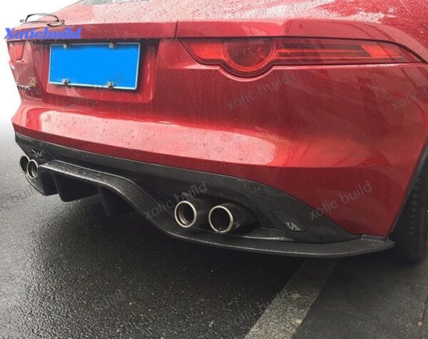 Jaguar F-TYPE carbon fiber rear lip - Image 2