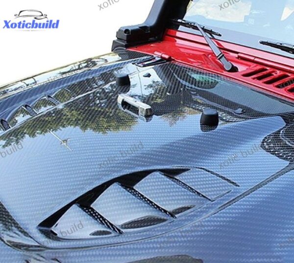 Jeep wrangler carbon fiber hoodhood - Image 4