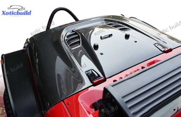 Jeep wrangler carbon fiber hoodhood - Image 3